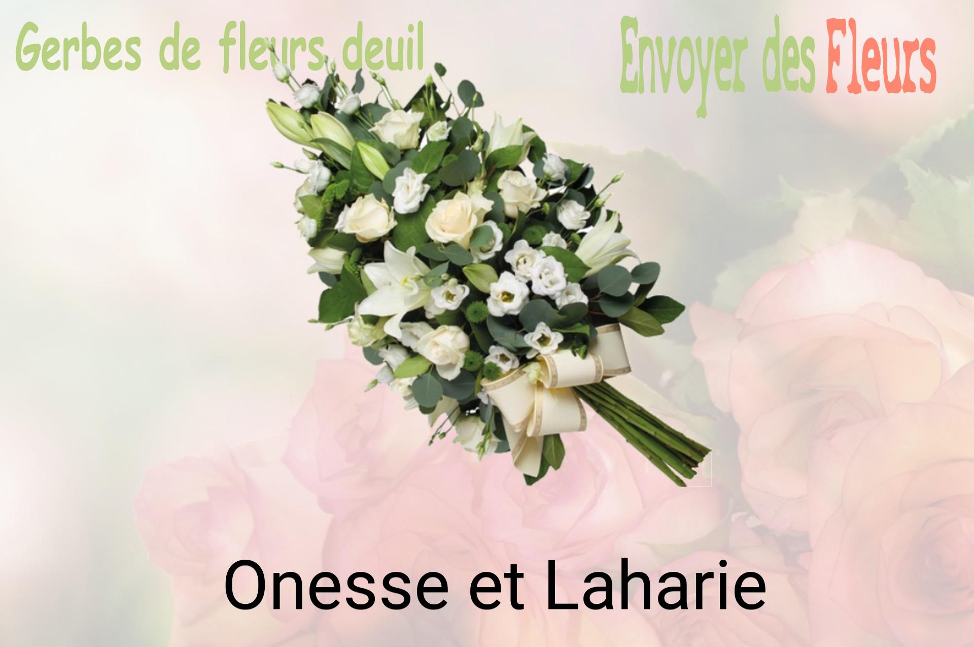 Gerbe de fleurs de deuil livrée à Onesse-et-Laharie